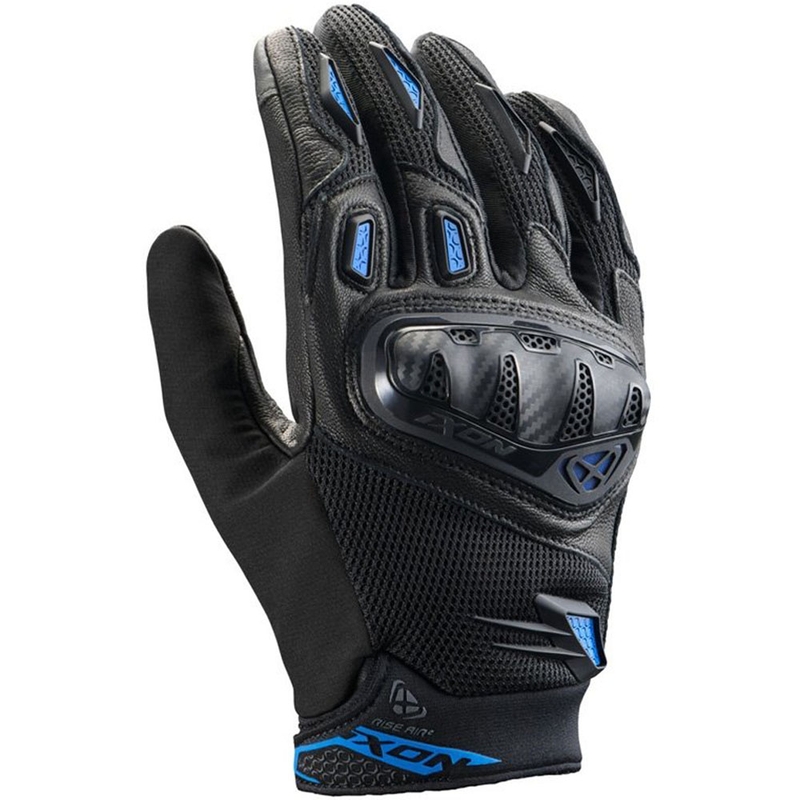 Guantes de moto IXON Rise Air 2 negro-azul