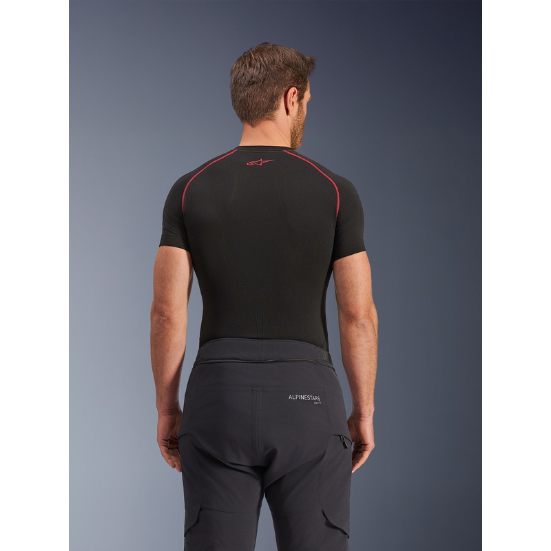Pantalones de moto Alpinestars Andes PRO Drystar XF, color negro-gris oscuro.
