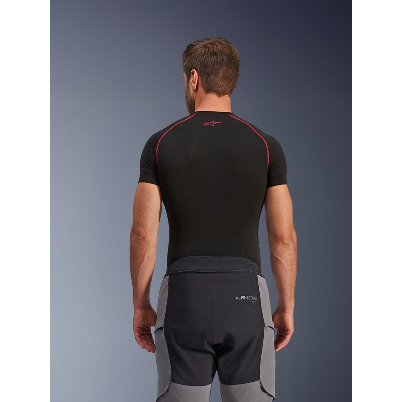 Pantalones de moto Alpinestars Andes PRO Drystar XF gris oscuro-negro
