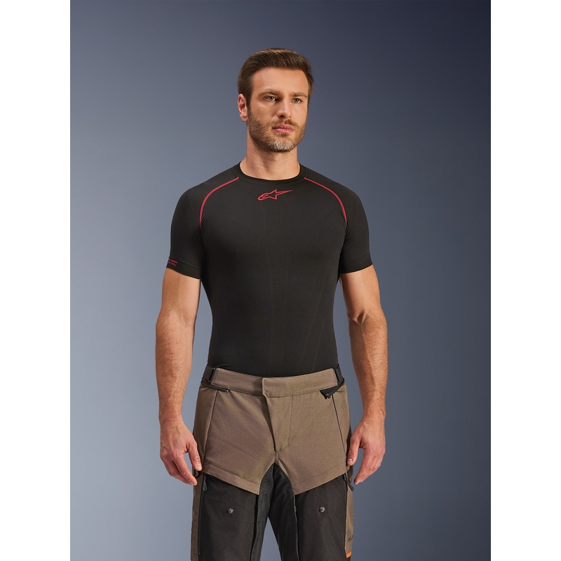 Pantalones de moto Alpinestars Cusco Drystar color marrón-negro