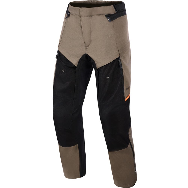 Pantalones de moto Alpinestars Cusco Drystar color marrón-negro