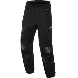 Pantalones cortos de moto Alpinestars Andes PRO Drystar XF, color negro-gris oscuro.