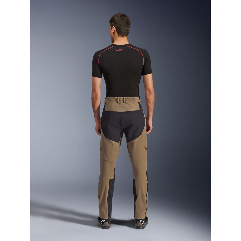 Pantalones de moto Alpinestars Explore AST color marrón-negro