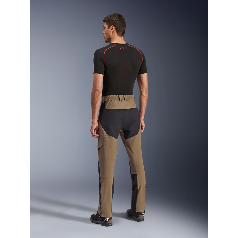 Pantalones de moto Alpinestars Explore AST color marrón-negro