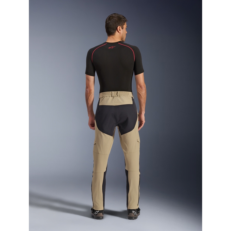 Pantalones de moto Alpinestars Explore AST color marrón claro-negro
