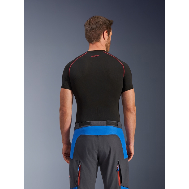 Pantalones de moto Alpinestars Maxdura Dual azul-gris oscuro-naranja