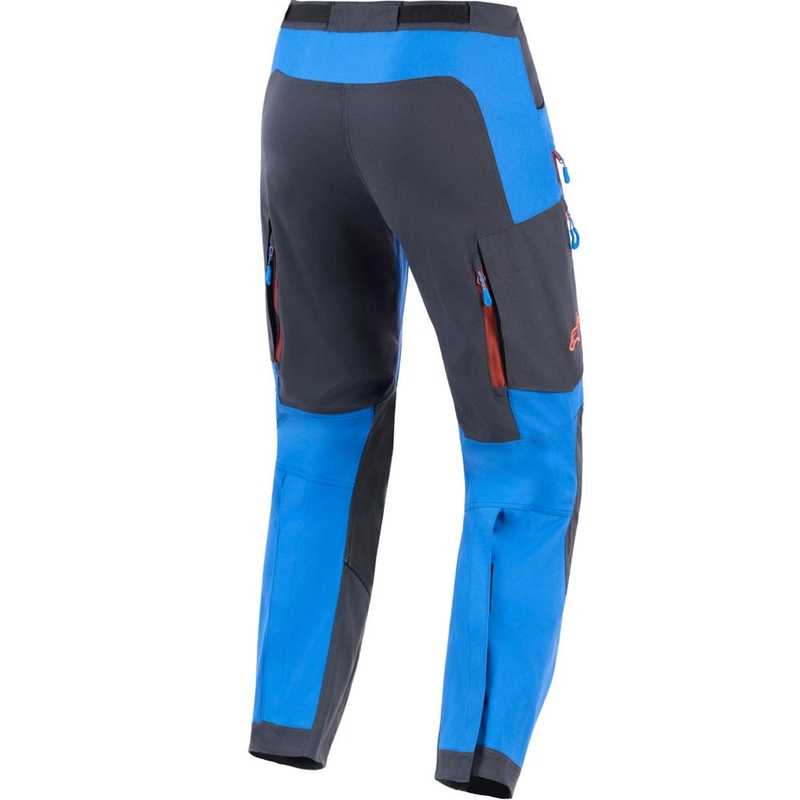 Pantalones de moto Alpinestars Maxdura Dual azul-gris oscuro-naranja