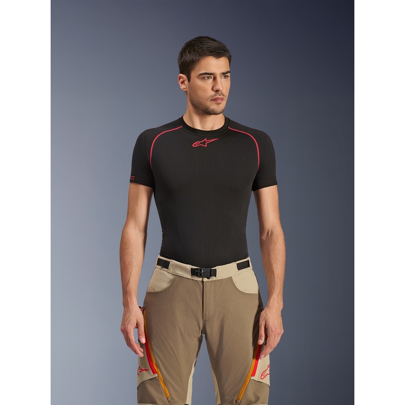 Pantalones de moto Alpinestars Maxdura Dual, color marrón claro.