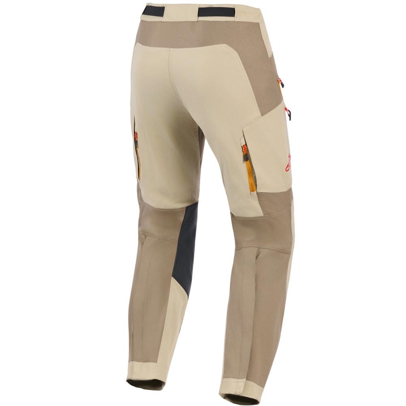 Pantalones de moto Alpinestars Maxdura Dual, color marrón claro.