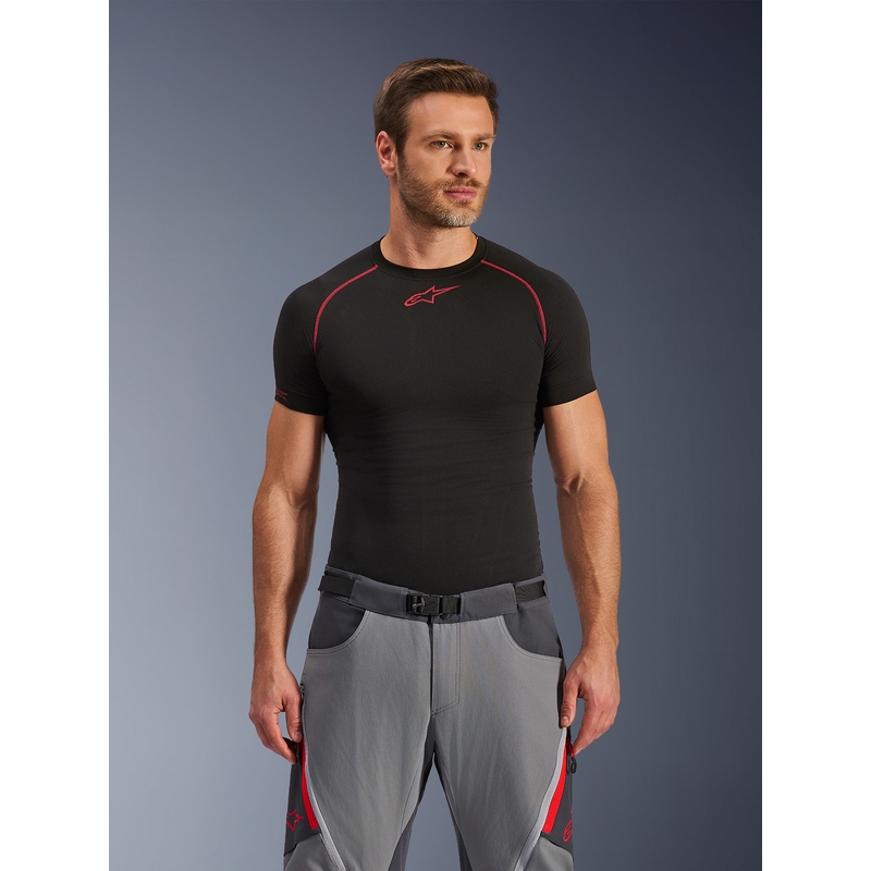 Pantalones de moto Alpinestars Maxdura Dual, gris oscuro.