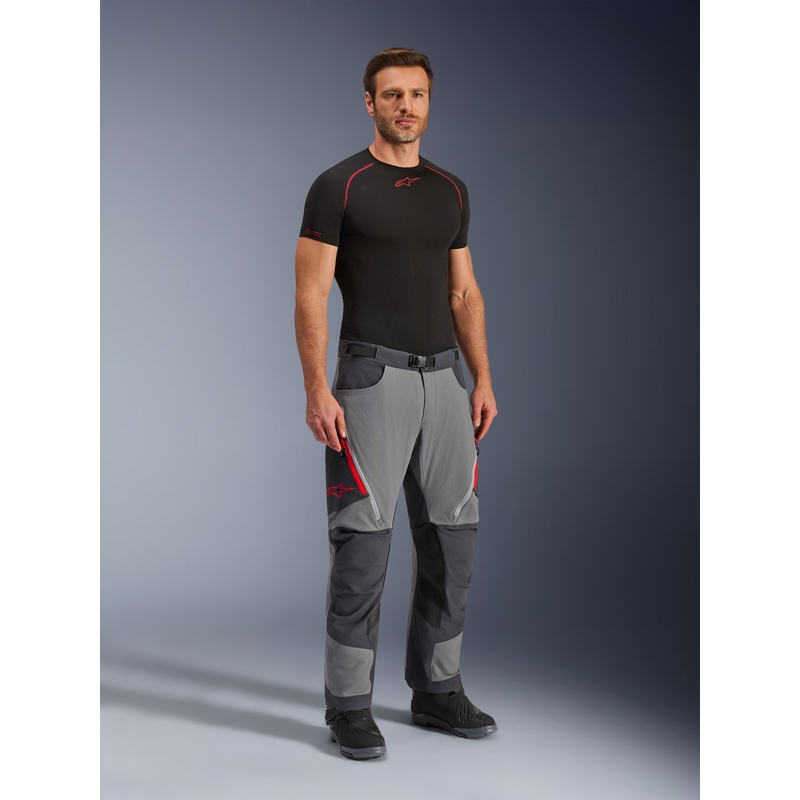 Pantalones de moto Alpinestars Maxdura Dual, gris oscuro.