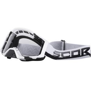 Gafas de motocross Scorpion MX Mask blancas y negras