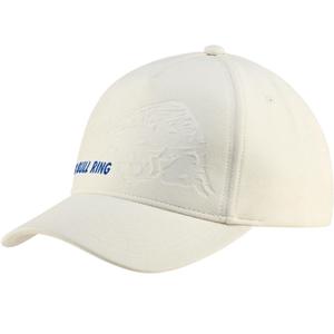 Gorra blanca con el logo de Red Bull Racing grabado en relieve