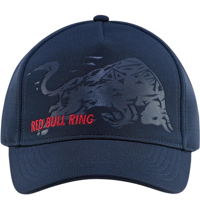 Gorra Red Bull Racing grabada en relieve, azul oscuro