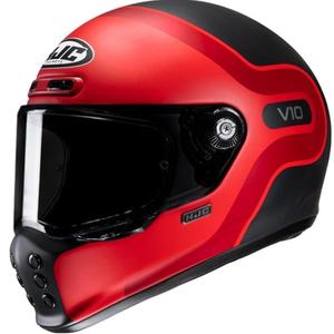 Casco integral de moto HJC V10 Grape MC1SF negro-rojo