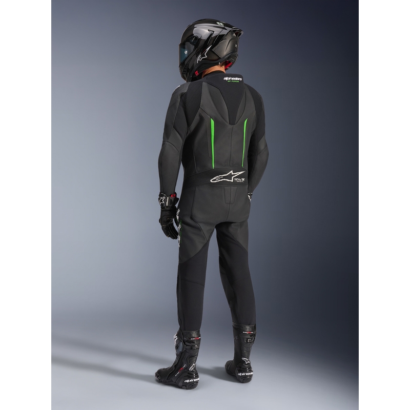 Mono de moto Alpinestars GP FORCE V2 de una pieza, negro-verde