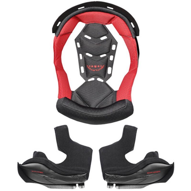 Interior del casco LS2 MX701 CARBONO negro