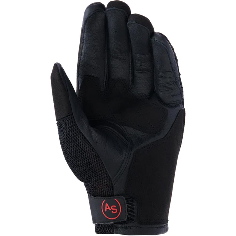 Guantes de moto Alpinestars Manti Air, color negro y blanco.