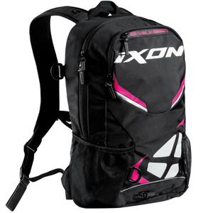 Mochila para moto IXON R-Tension 23 negro-blanco-rosa
