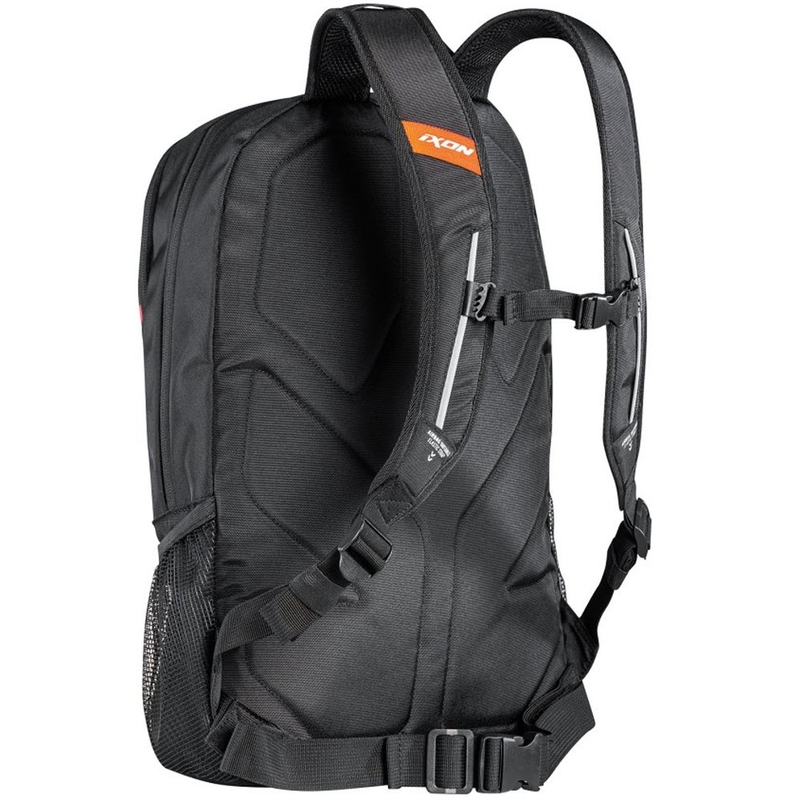 Mochila para moto IXON R-Tension 23 negro-blanco-naranja