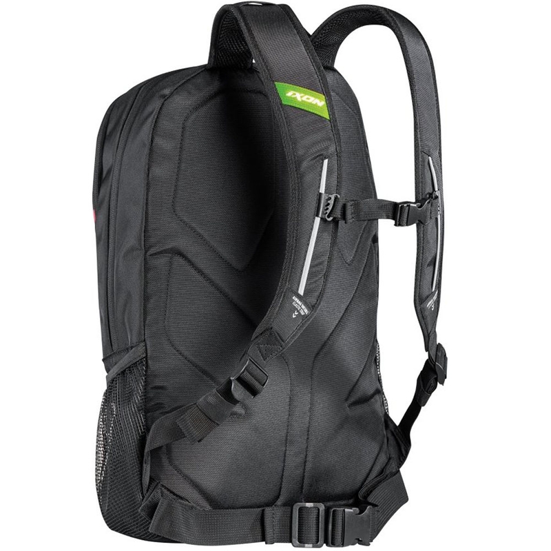 Mochila para moto IXON R-Tension 23 negro-blanco-verde