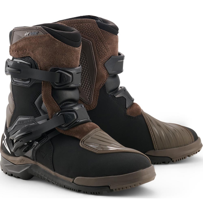 Botas de moto Alpinestars Belize V2 Drystar color marrón-negro
