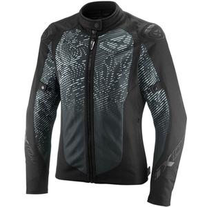 Chaqueta de moto para mujer IXON Artemis blanco y negro