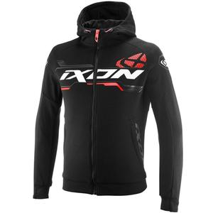 Sudadera de moto IXON Touchdown Ultra negra-blanca-roja