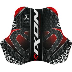 Protector de pecho IXON IX-RACE negro-blanco-rojo