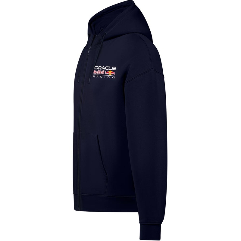 Sudadera con capucha y cremallera Oracle Red Bull Racing azul oscuro