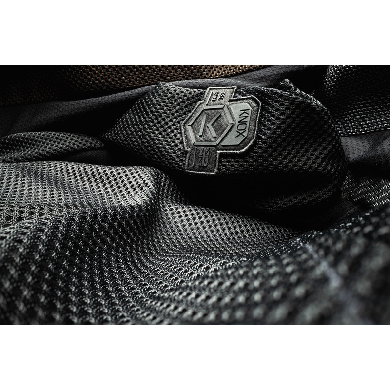 Chaqueta de moto Knox Urbane PRO Mk3 para mujer, color negro.