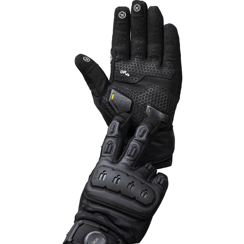 Guantes de moto Knox Orsa Textile OR4 negros