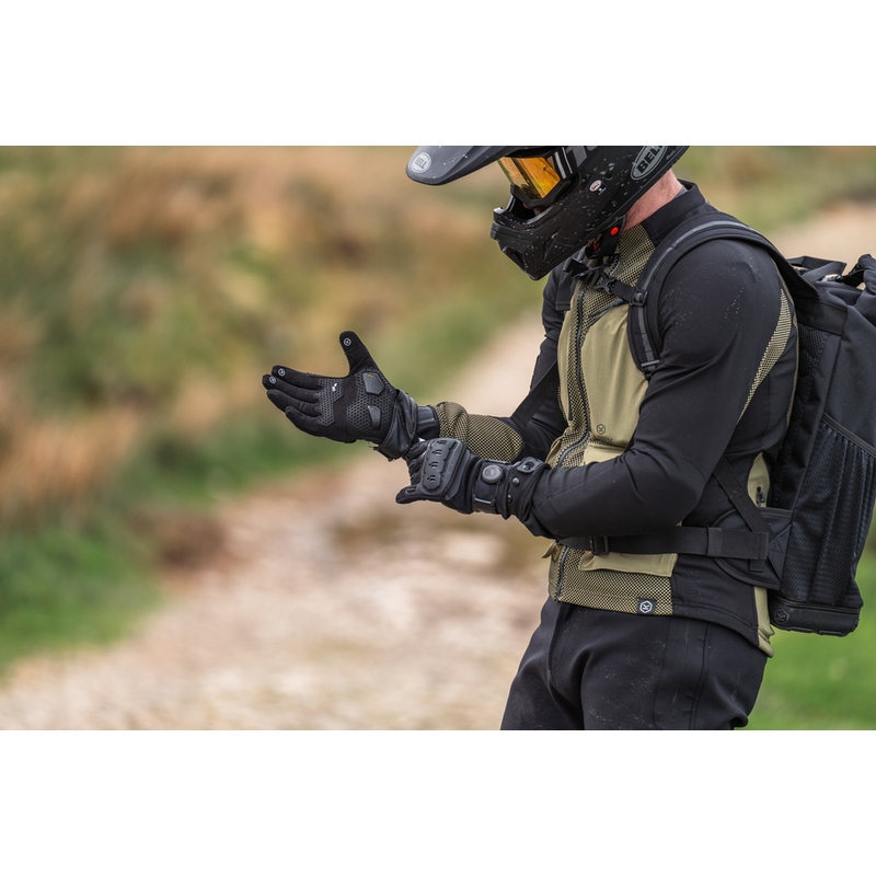 Guantes de moto Knox Orsa Textile OR4 negros
