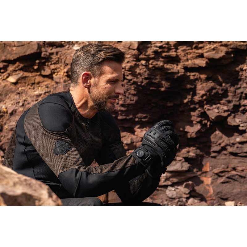 Guantes de moto Knox Orsa Textile OR4 negros
