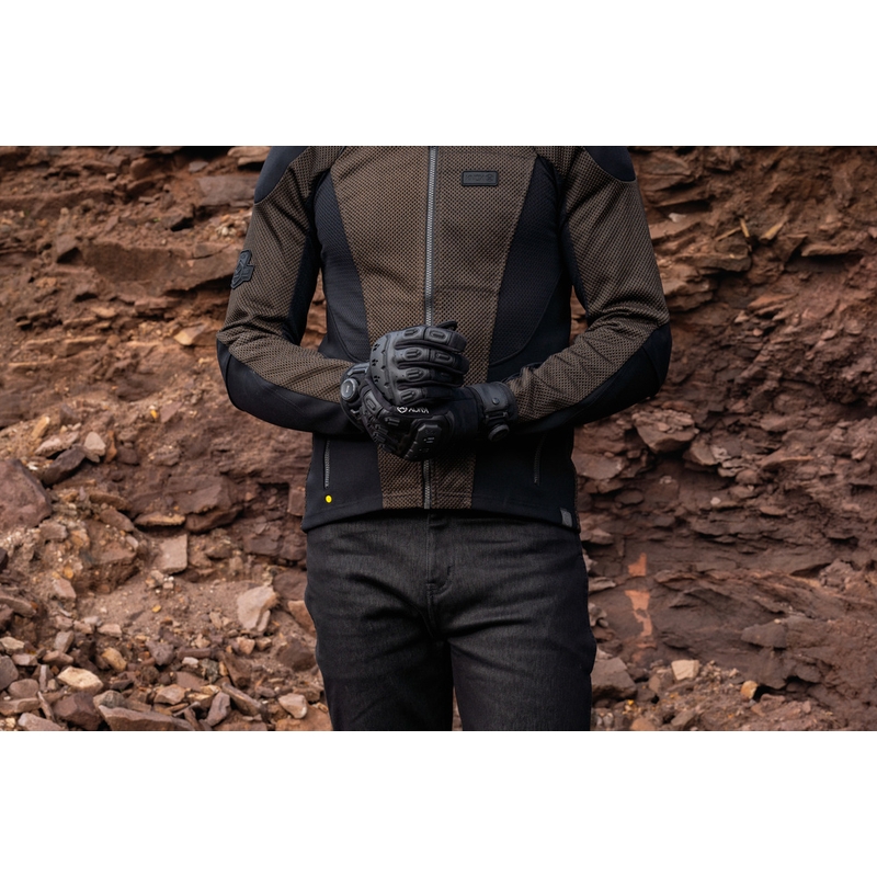 Guantes de moto Knox Orsa Textile OR4 negros