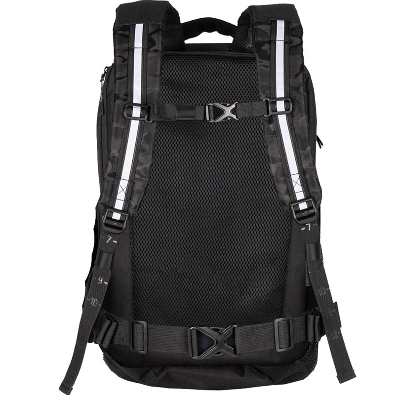 Mochila para moto Knox Eda Every Day Adventure de 25 l, color negro