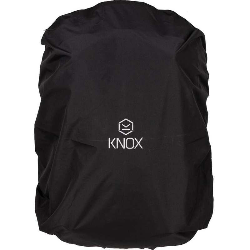 Mochila para moto Knox Eda Every Day Adventure de 25 l, color negro