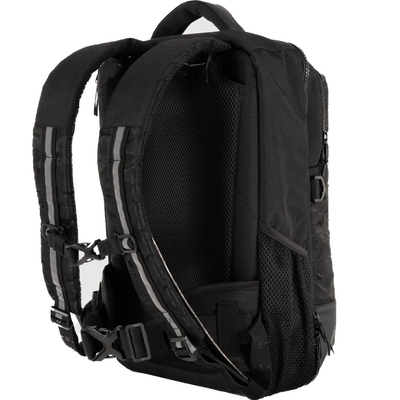 Mochila para moto Knox Eda Every Day Adventure de 25 l, color negro
