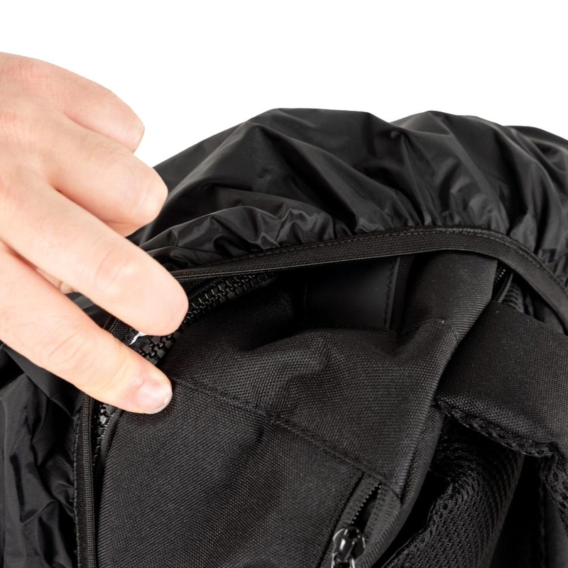 Mochila para moto Knox Eda Every Day Adventure de 25 l, color negro