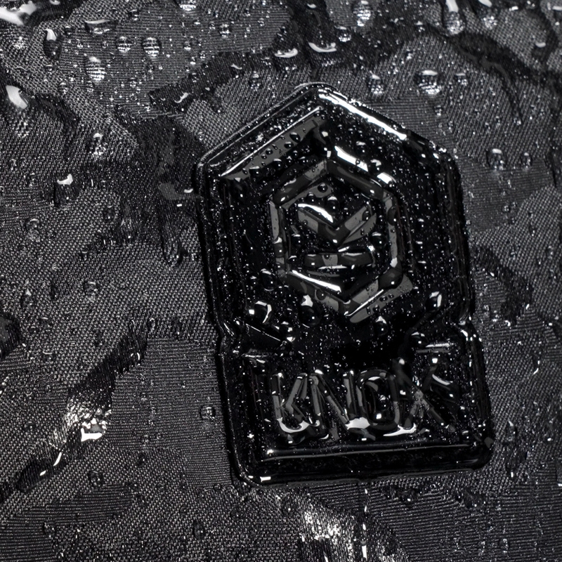 Mochila para moto Knox Eda Every Day Adventure de 25 l, color negro