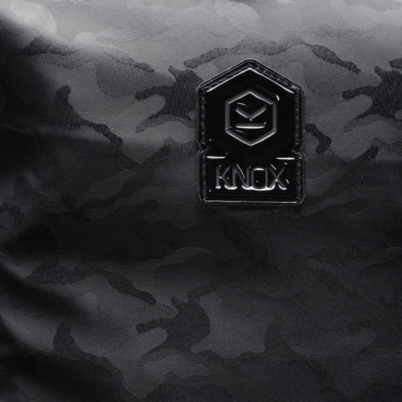 Mochila para moto Knox Eda Every Day Adventure de 25 l, color negro