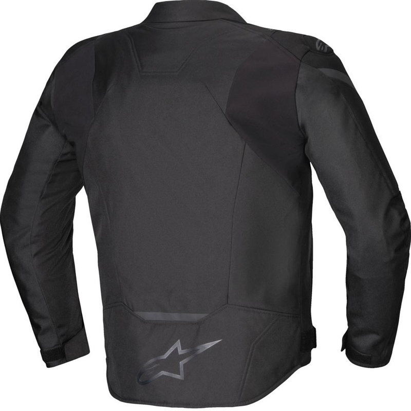 Chaqueta de moto impermeable Alpinestars T-JAWS V4 negra-negra