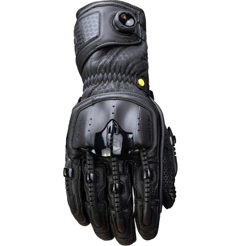Guantes de moto Knox Handroid All Black Mk5 negros