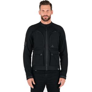 Chaqueta de moto Knox Tor negra