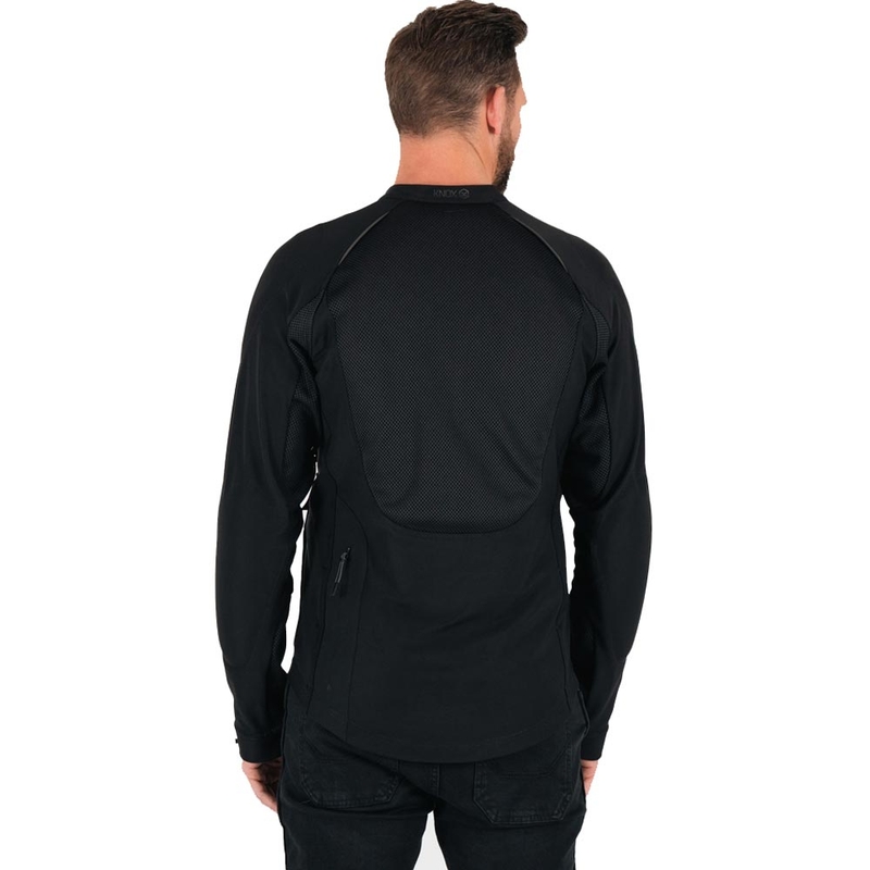 Chaqueta de moto Knox Tor negra