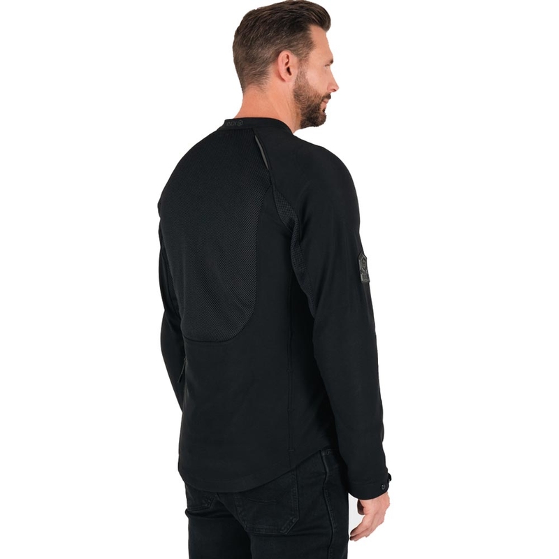 Chaqueta de moto Knox Tor negra