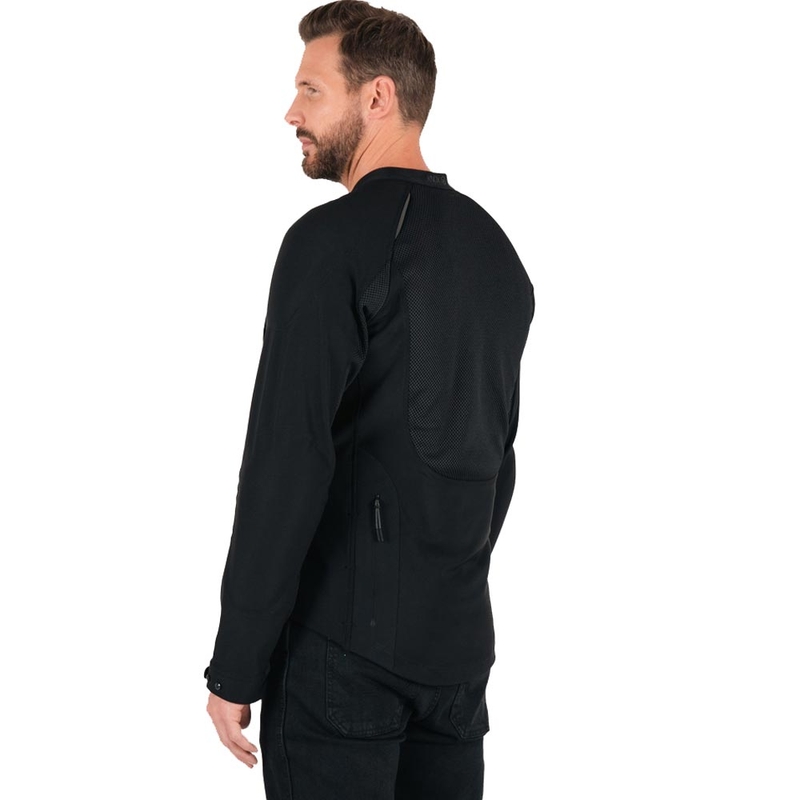 Chaqueta de moto Knox Tor negra