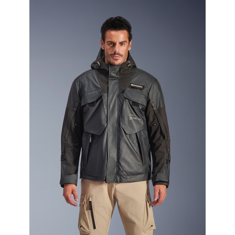 Chaqueta de moto Alpinestars Mospher Waterproof negro