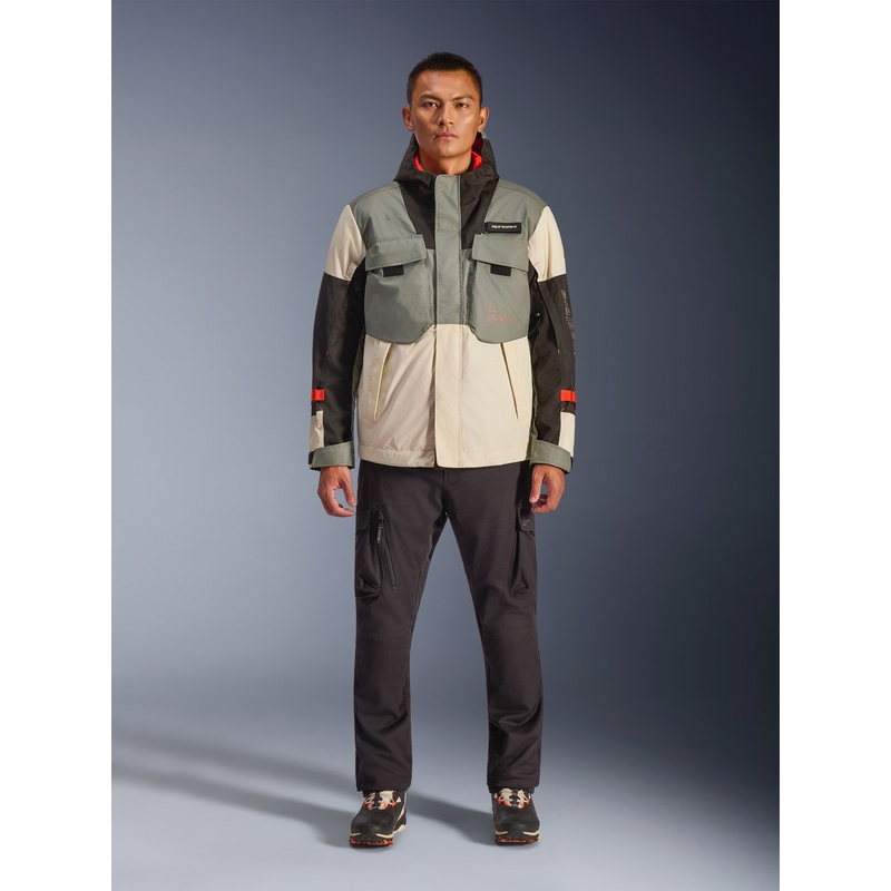 Chaqueta de moto impermeable Alpinestars Mospher gris-negro