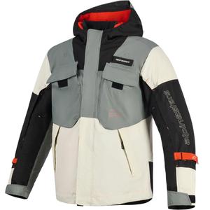 Chaqueta de moto impermeable Alpinestars Mospher gris-negro